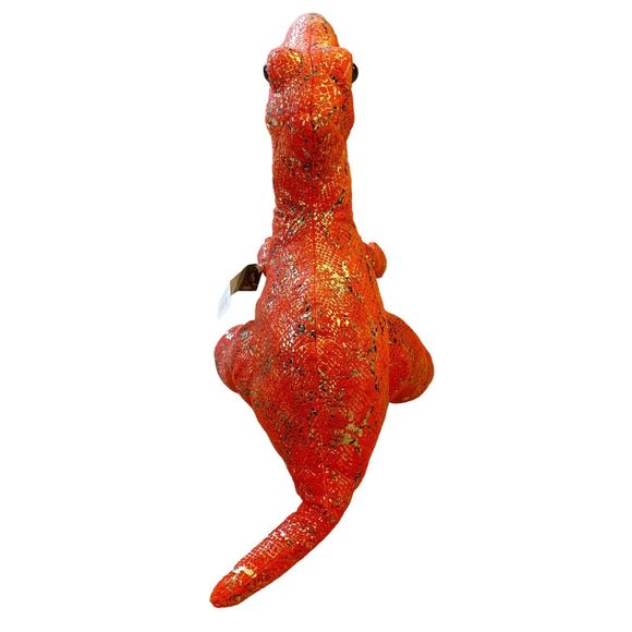 HugFun Plush Multi-Color Red Metallic Look T-Rex Dinosaur 12" Plush NWT - Picture 3 of 8